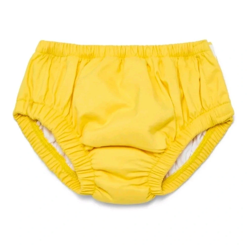 Baby boys girls Wonder Nation swim diaper cover size 3-6 months yellow